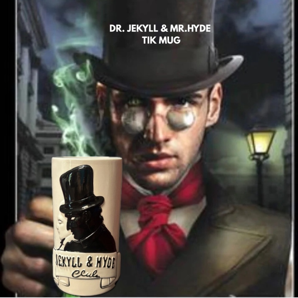 Dr. Jekyll & Mr. Hyde Club Vintage Ceramic New York Tiki Mug